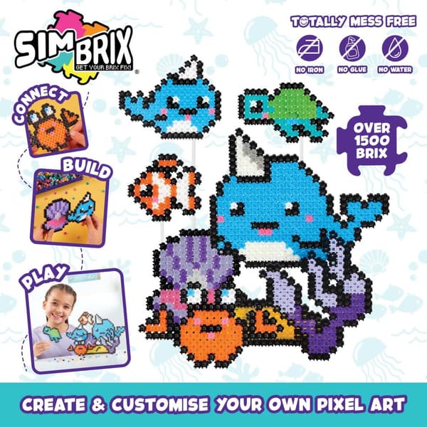 Simbrix Theme pack 1500 pcs Underwater Friends