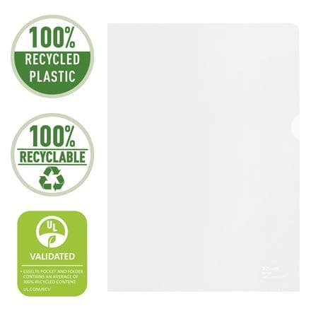 Aktmapp/Dokumentmapp Esselte 100% Återvunnen, A4, 0,10mm, 100/fp