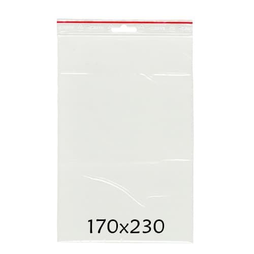 Blixtlåspåse Zippåse - 170x230 mm - 100 st