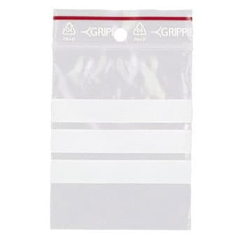 Blixtlåspåse Zippåse - Skrivfält - 60x80 mm - 1000 st