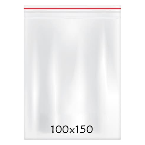 Blixtlåspåse Zippåse - 100x150 mm - 1000 st