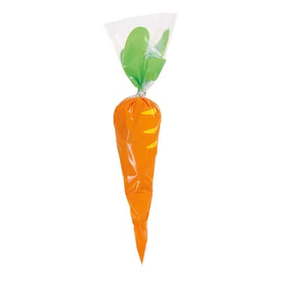 20-Pack Cellofanstrutar / Cellofanpåsar - Cellofan Strut - Morot