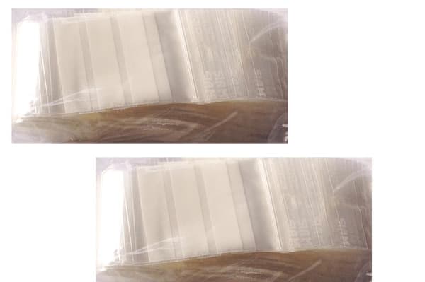 400 st små zip lock påsar 4*6 cm
