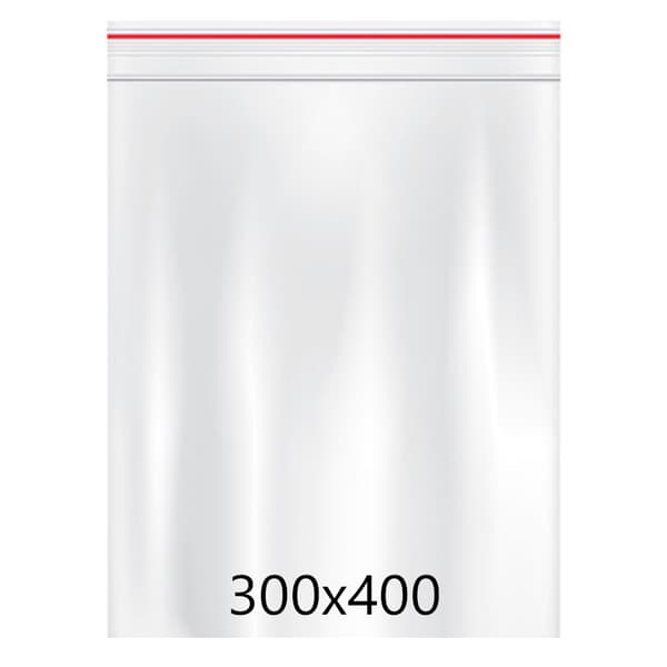 Blixtlåspåse Zippåse - 300x400 mm - 100 st