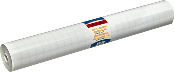 Bokplast självhäft. 60my 50cmx25m matt
