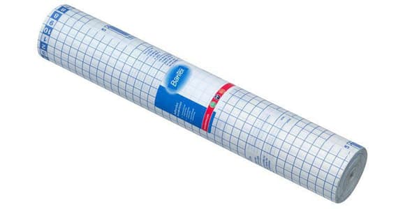Bokplast självhäft. 80my 40cmx25m blank