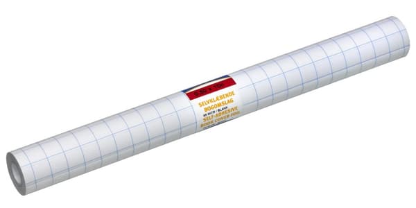 Bokplast självhäft. 80my 50cmx10m blank