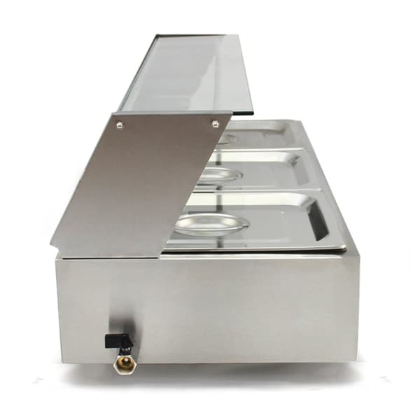 3 Pan Bain Marie Dry Well Commercial | MonterShop