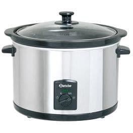 Chafing Dish rostfritt stål och keramik inredning 5,5 L -Batscher