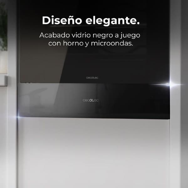 Cecotec Värmeskåp Bolero Hexa WD Glas Svart