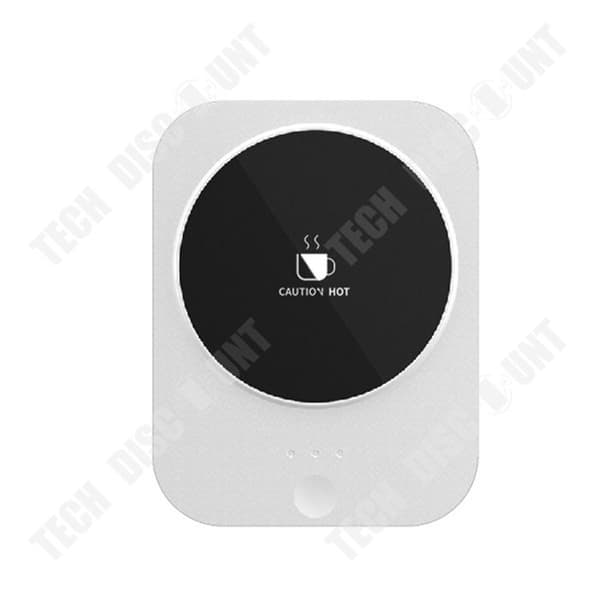 TD® Intelligent Termostatisk Coaster Tre-hastighets Temperaturjustering Coaster Uppvärmning med USB-anslutning