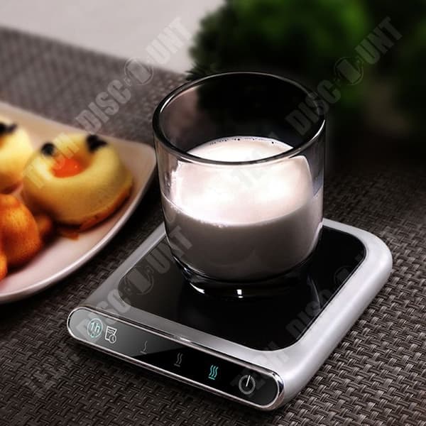 TD® Thermostatic Coaster 55 grader Celsius Smart Digital Display Touch Uppvärmd isoleringsmatta