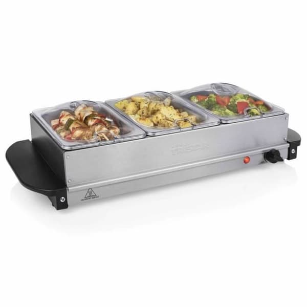 Tristar Buffévärmare 200 W 4,2 L Rostfritt stål Silver