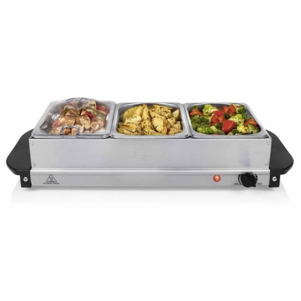 Tristar Buffévärmare 200 W 4,2 L Rostfritt stål Silver