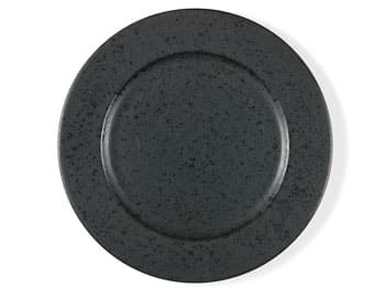 Flat Tallerken Antracit Stentøj Ø 27cm