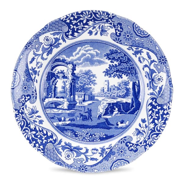 Blue Italian Desserttallrik 20cm