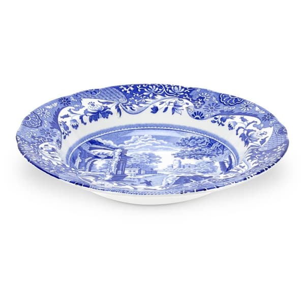 Blue Italian Sopptallrik 23cm