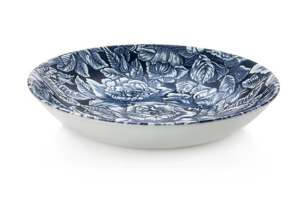 Ink Blue Hibiscus Pastatallrik 23cm