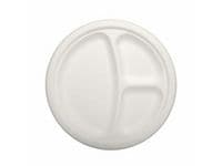 Tallrik 23cm vit 3-delad 50/FP