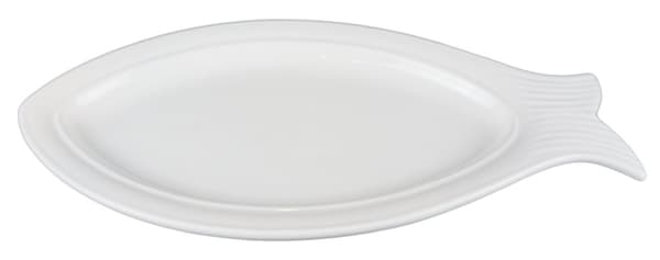 Porcelænstallerken/skål - fisk - 6-pack