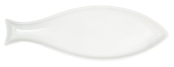 Porcelænstallerken - Fisk - 6-pak