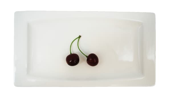 Rektangulær porcelænstallerken Oblong - 8-pakning