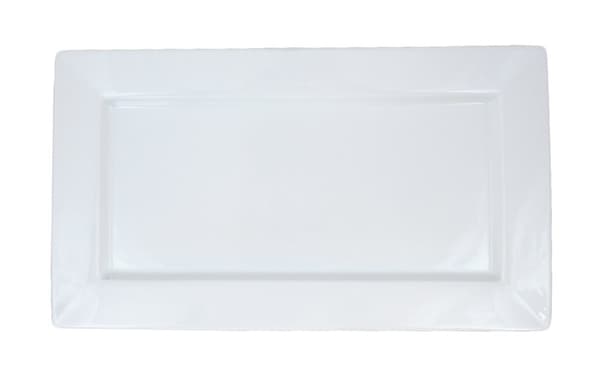 Rektangulær porcelænstallerken - 6-pack