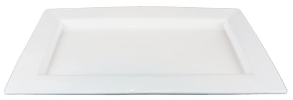 Rektangulær porcelænstallerken - 6-pack