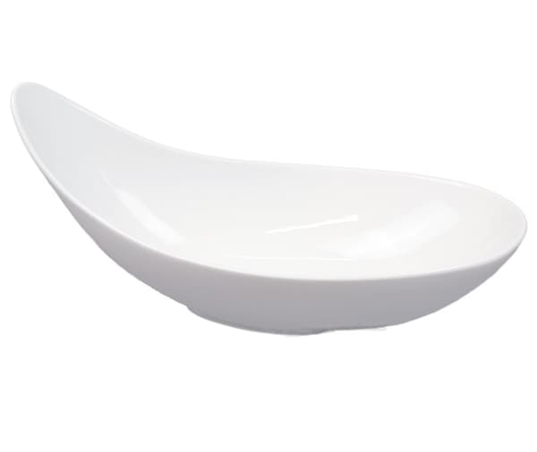 Suuri posliinikulho korkea reuna - 2 Pack