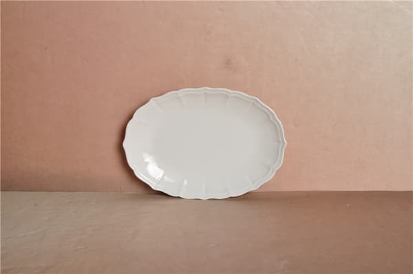 Porcelænsunderkop Oval - 10-pakning