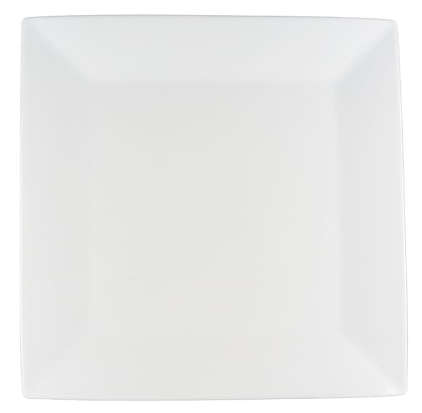 Mindre traditionel porcelænstallerken firkantet - 6-pack