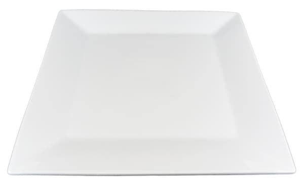 Mindre traditionel porcelænstallerken firkantet - 6-pack