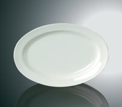 Serveringsfad Large i porcelæn - Oval - 2 stk.
