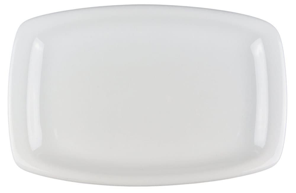 Rektangulär Tallrik - Rundade Kanter - 6 pack