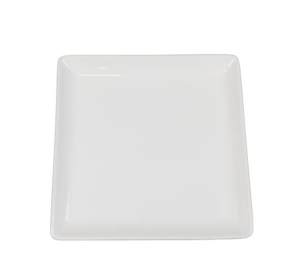 Nelikulmainen posliinilautanen - Elegantti - 12 pakettia
