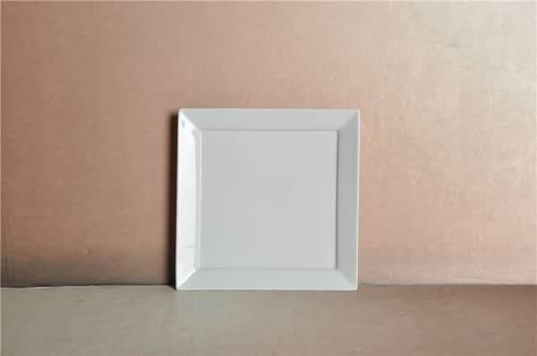 Porcelænstallerken / Assiette Kvadrat Lagom - 12 pakke