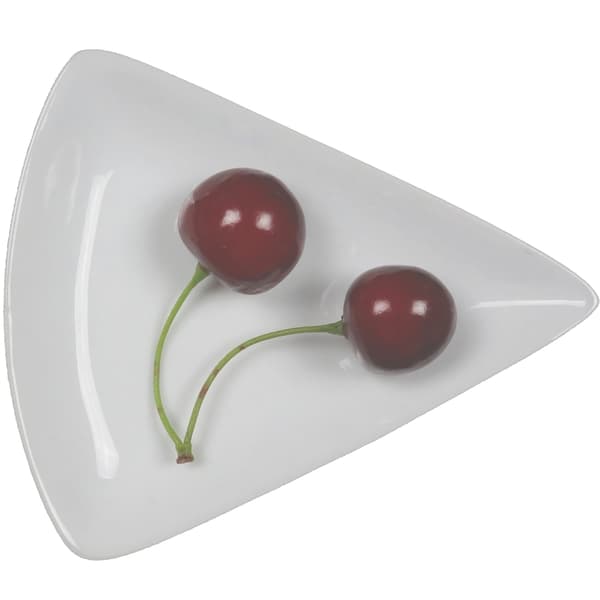 Mini porcelænstønde - trekantet - 18-pakning