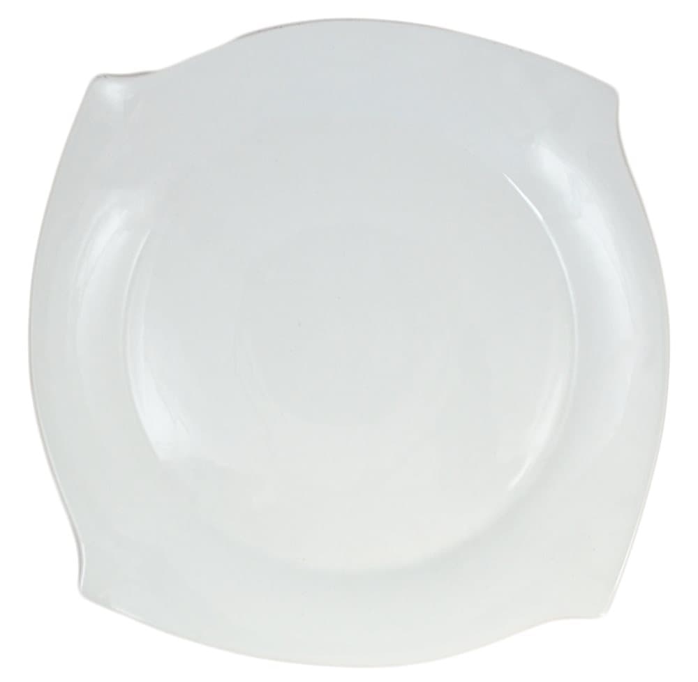 Fyrkantig Tallrik - Spiral - 4 pack