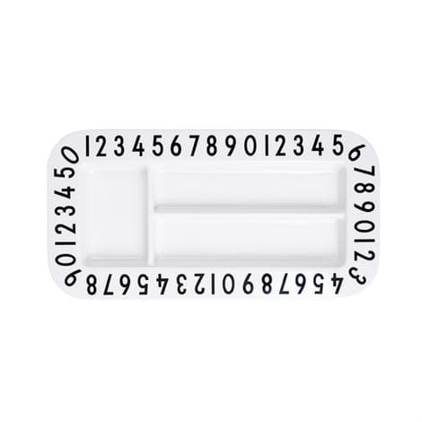 Rectangular Snack Plate - Design Letters