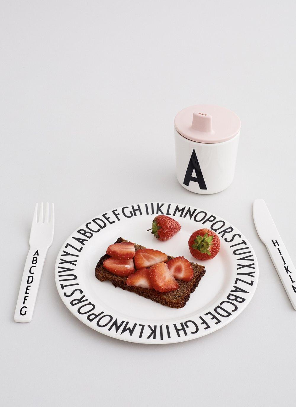 Bokstavstallrik i Melamin - Design Letters