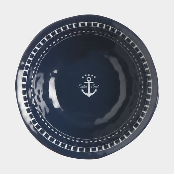 Djupa melamintallrikar Marine Business Sailor Soul, blå, 15 cm, 6-pack
