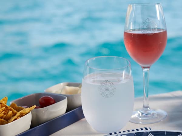 Champagneglas i plast Marine Business Pacific, non-slip, transparent, 24 cl, 6-pack