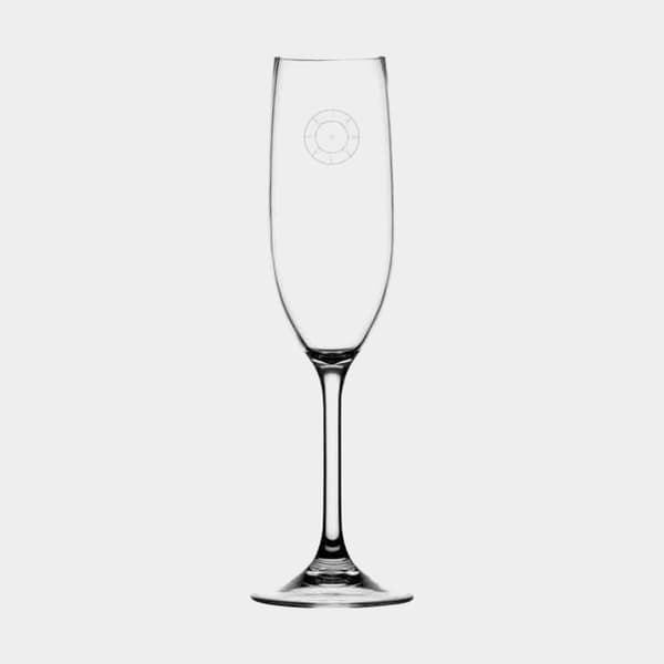Champagneglas i plast Marine Business Pacific, non-slip, transparent, 24 cl, 6-pack