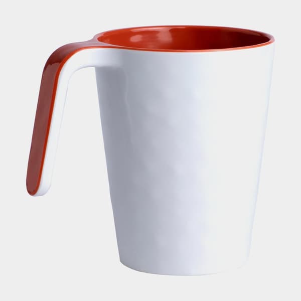 Kaffe/tekoppar i melamin Marine Business Coral, non-slip, röd, 35 cl / 350 ml, 6-pack