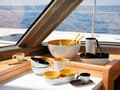Miniatyrbild 2 av 2: Espressokoppar i melamin med fat Marine Business Mustard, gul, 8 cl / 80 ml, 6-pack