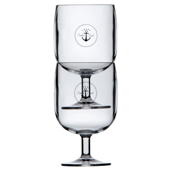 Vinglas i plast Marine Business Sailor Soul, transparent, 36 cl, 6-pack
