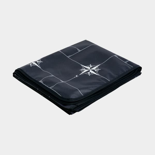 Vaxduk i textil Marine Business Northwind Plastified, blå, 130 x 155 cm