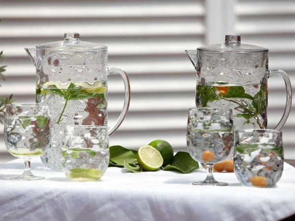 Plastkaraff Marine Business Ice, transparent, 2.4 liter