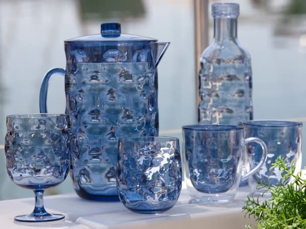 Plastglas Marine Business Moon Blue, blå, 40 cl, 6-pack
