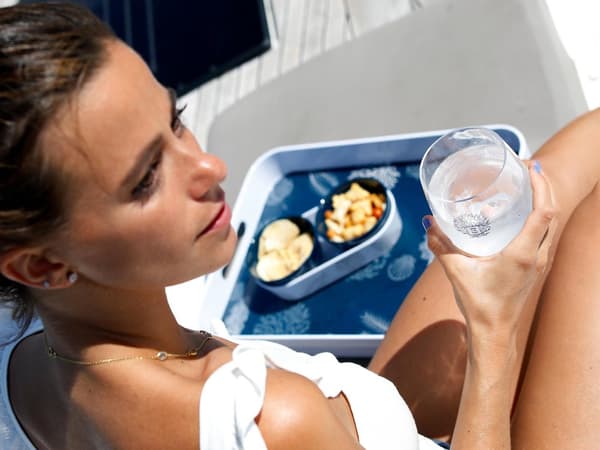 Champagneglas i plast Marine Business Living, non-slip, transparent, 17 cl, 6-pack